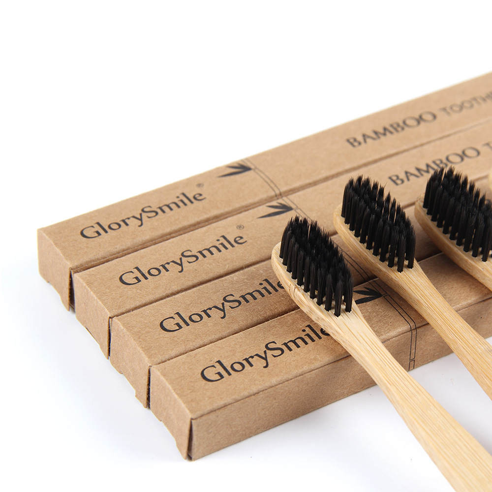 Bamboo Toothbrush Set - Bamboe tandenborstels voor volwassenen – 4-delige