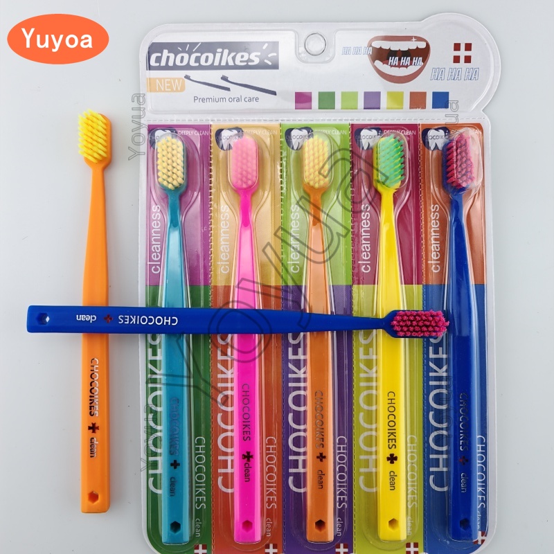 Bamboo Toothbrush Set - 50 Stuks Ultra Zachte Tandenborstel Gekleurde