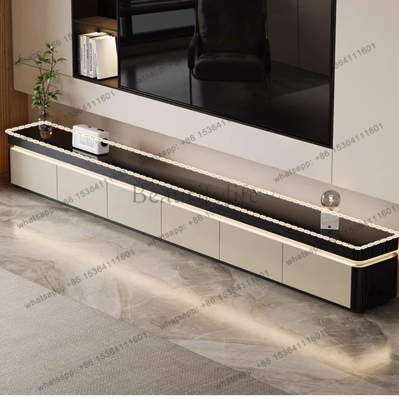Sustainable Living Spaces - Elegante ruimtebesparende tv-meubel van milieuvriendelijke materialen,