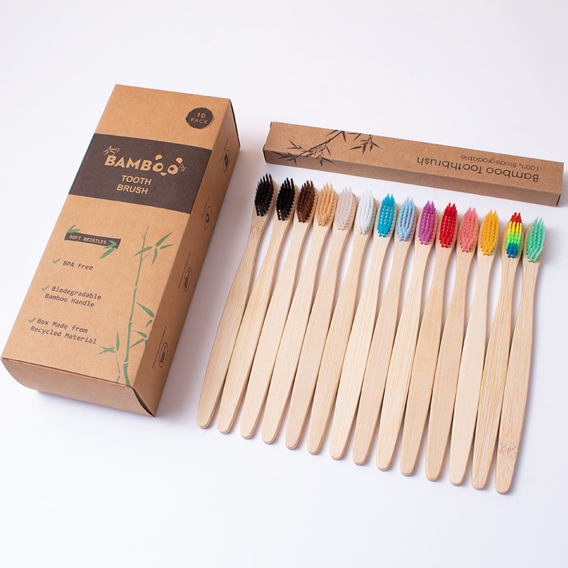 Volwassen Puntige Staart Platt - Bamboo Toothbrush Set recensie en prijs