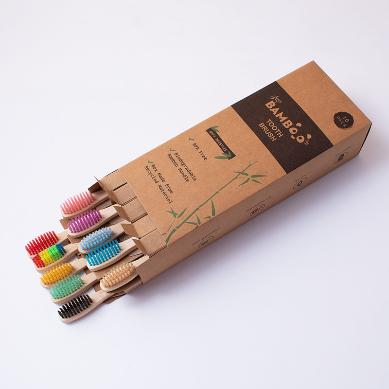 Volwassen Puntige Staart Platt - Bamboo Toothbrush Set recensie en prijs