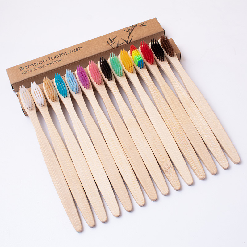 Volwassen Puntige Staart Platt - Bamboo Toothbrush Set recensie en prijs