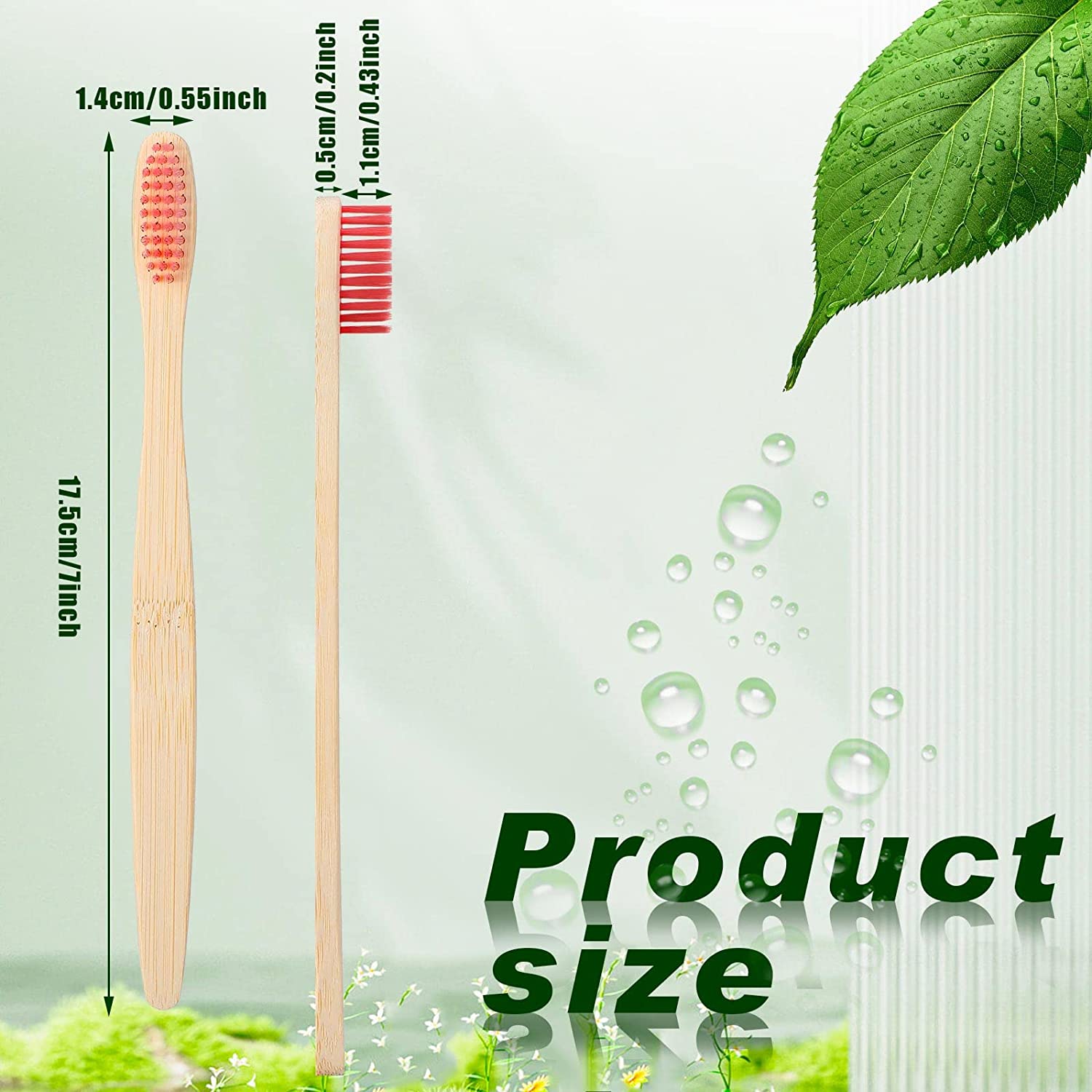 100 stks Aangepaste Logo Kids  - Bamboo Toothbrush Set recensie en prijs